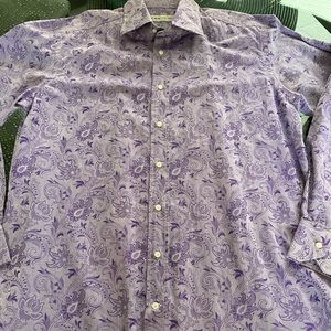 ETRO MENS PRISTINE CONDITION sz 43 LONG SLEEVE